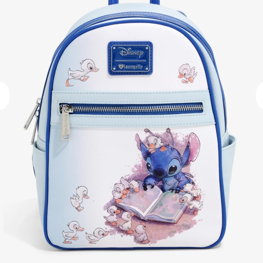 Loungefly Lilo and Stitch Reading Ducklings Mini Backpack